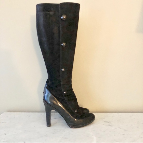 Fendi Suede Knee-High Boots - Picture 2 of 6